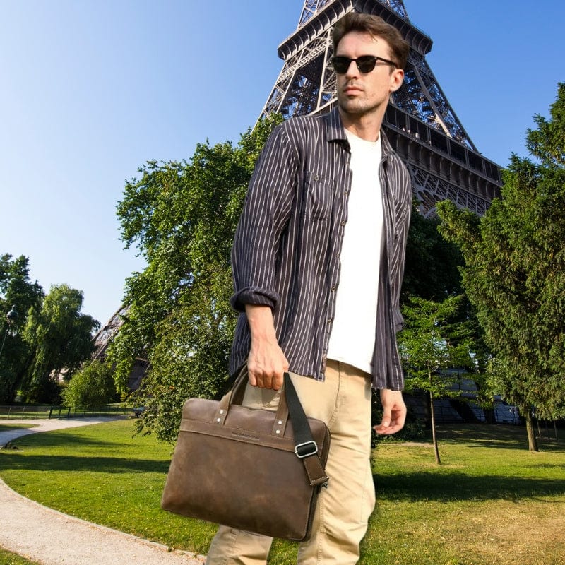 sacoche ordinateur bandouliere homme 36cm x 28.5cm x 6.5cm
