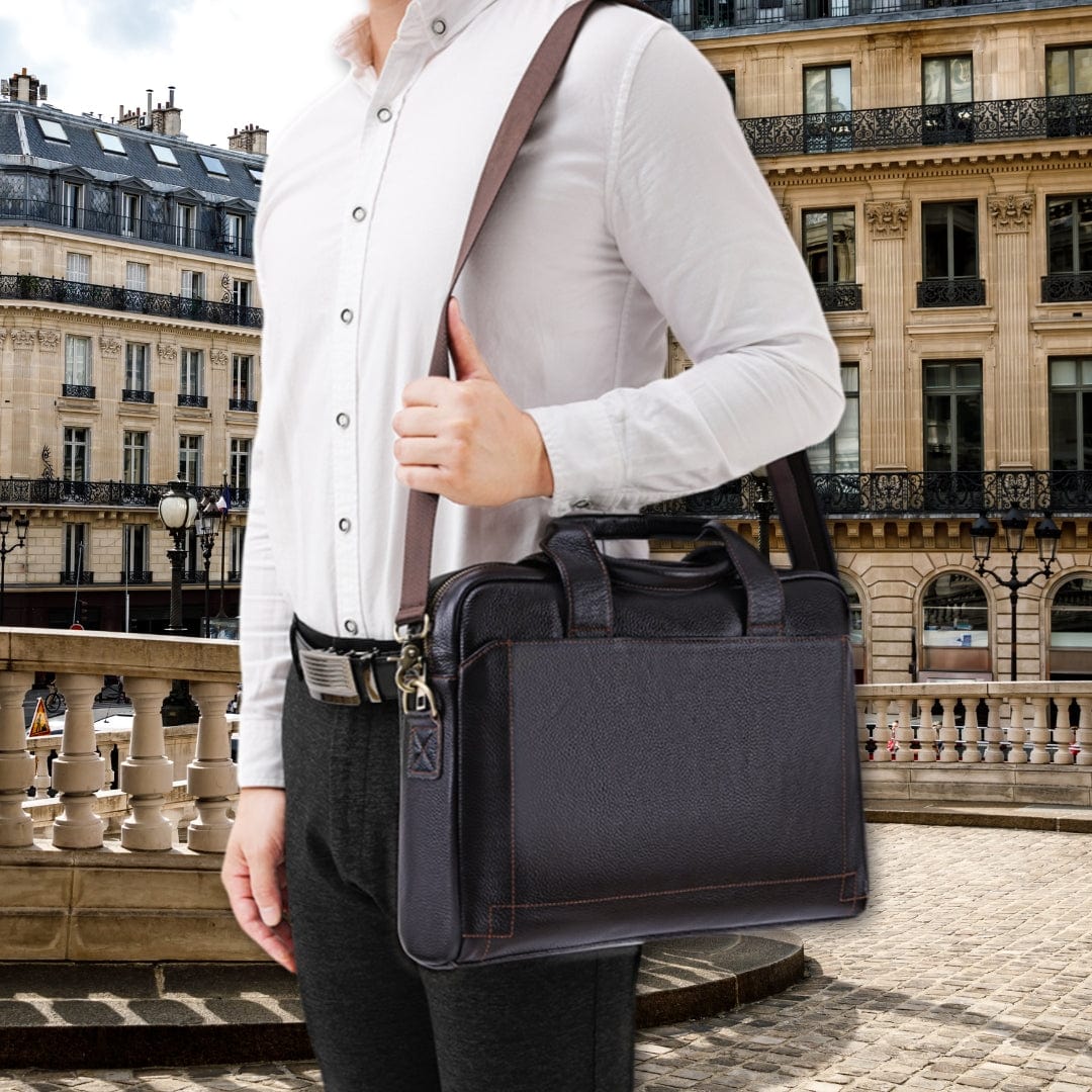 sacoche ordinateur cuir homme