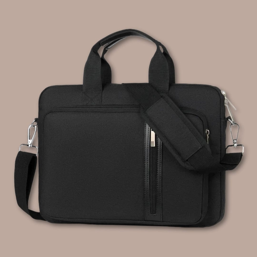 sacoche ordinateur homme pas cher Tissu Noir / 37cm x 27cm x 3.5cm (14")