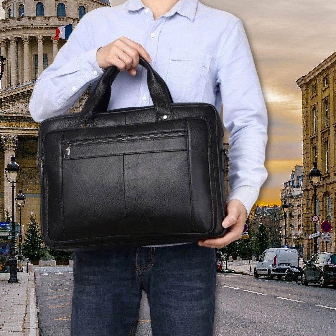 sacoche pc homme 43cm x 32cm x 12cm