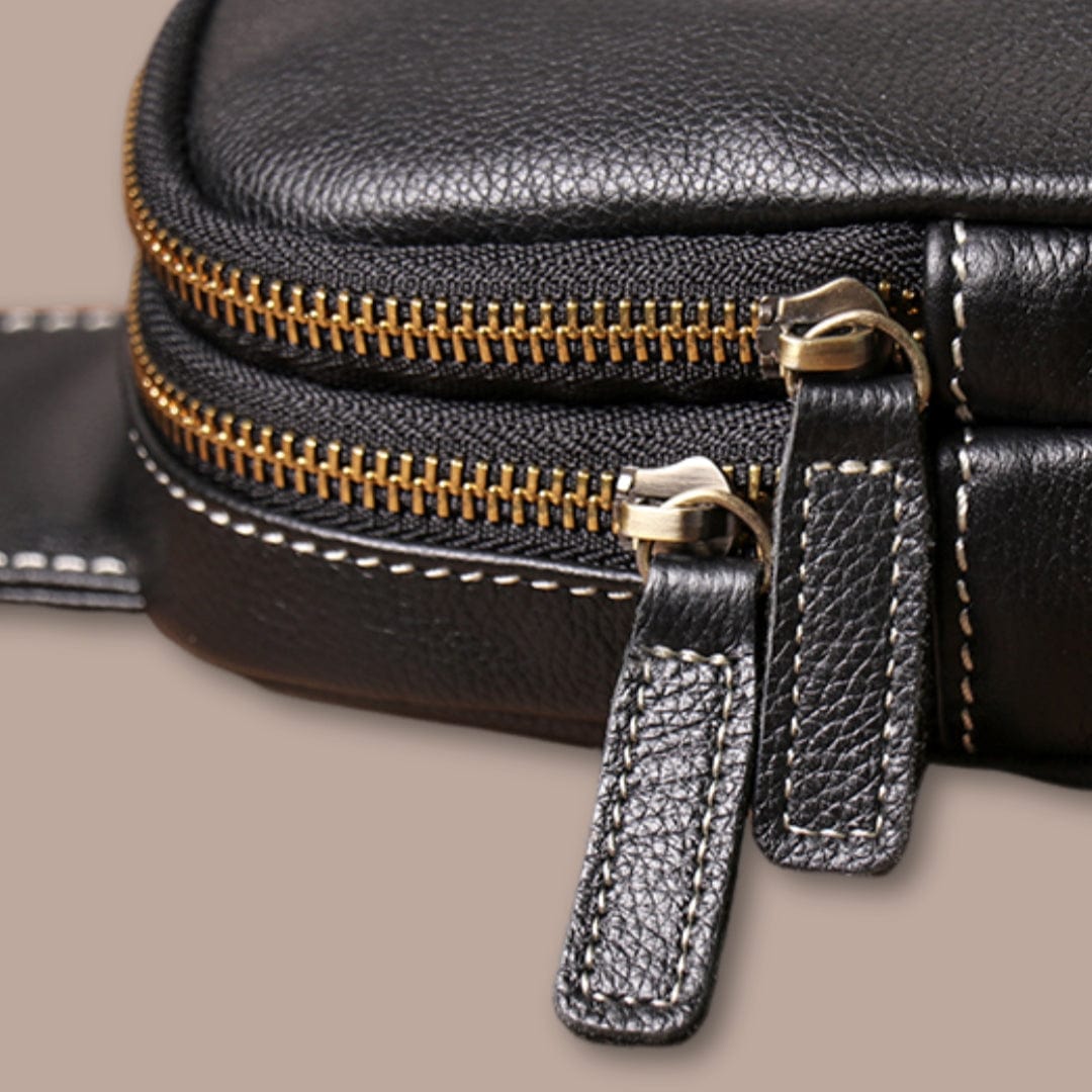 sacoche poitrine homme luxe 13cm x 21cm x 5cm