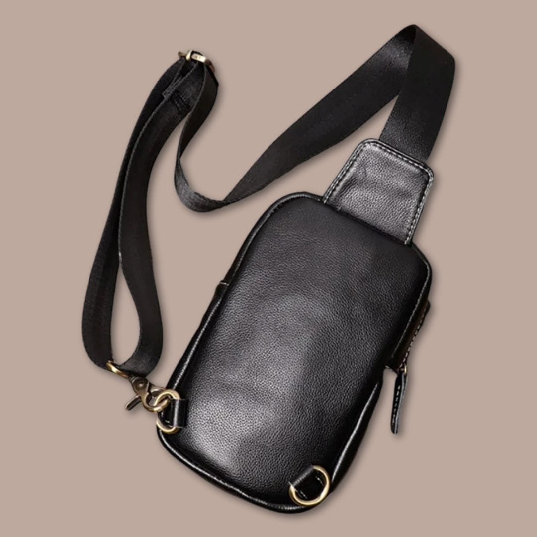 sacoche poitrine homme luxe 13cm x 21cm x 5cm