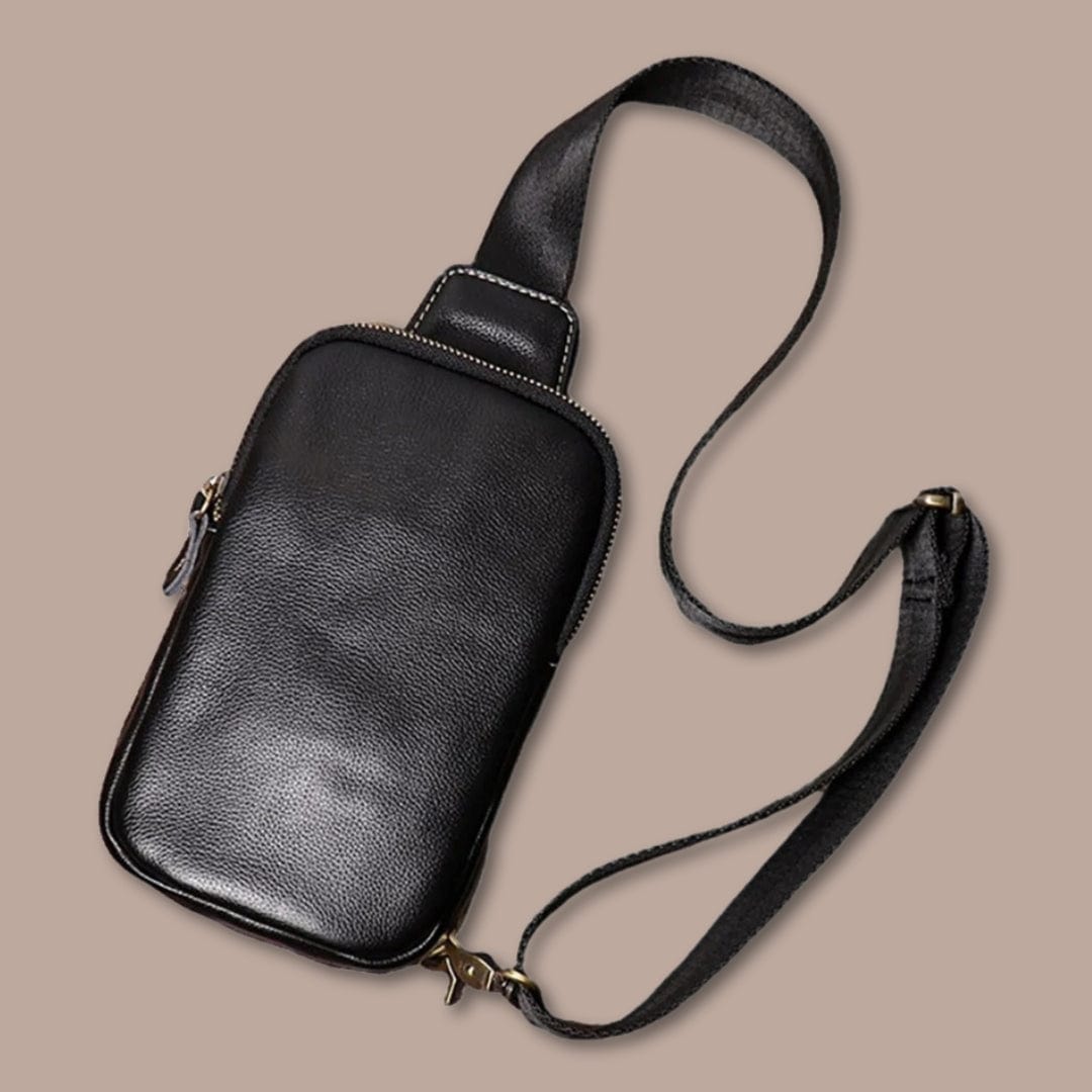 sacoche poitrine homme luxe 13cm x 21cm x 5cm