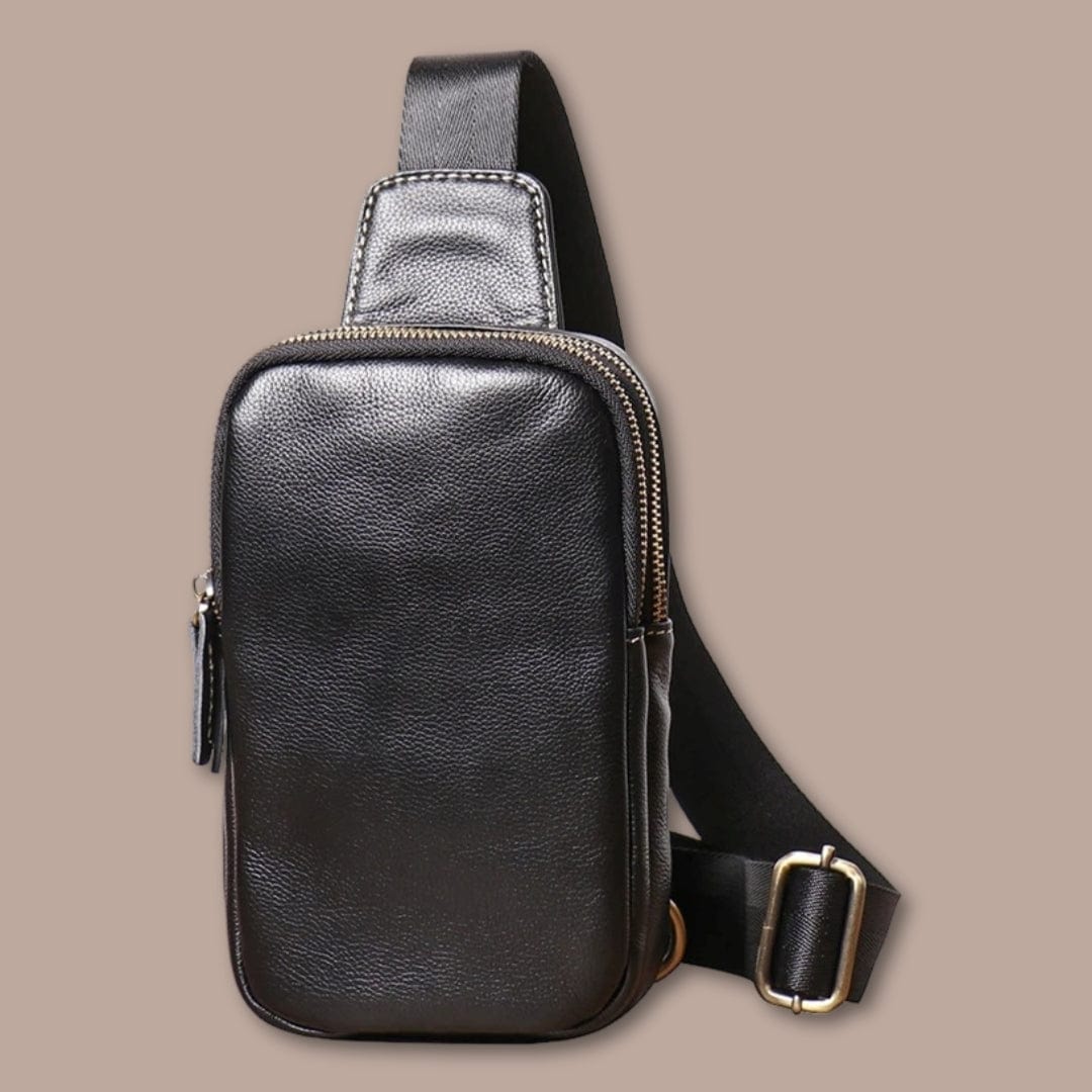 sacoche poitrine homme luxe 13cm x 21cm x 5cm