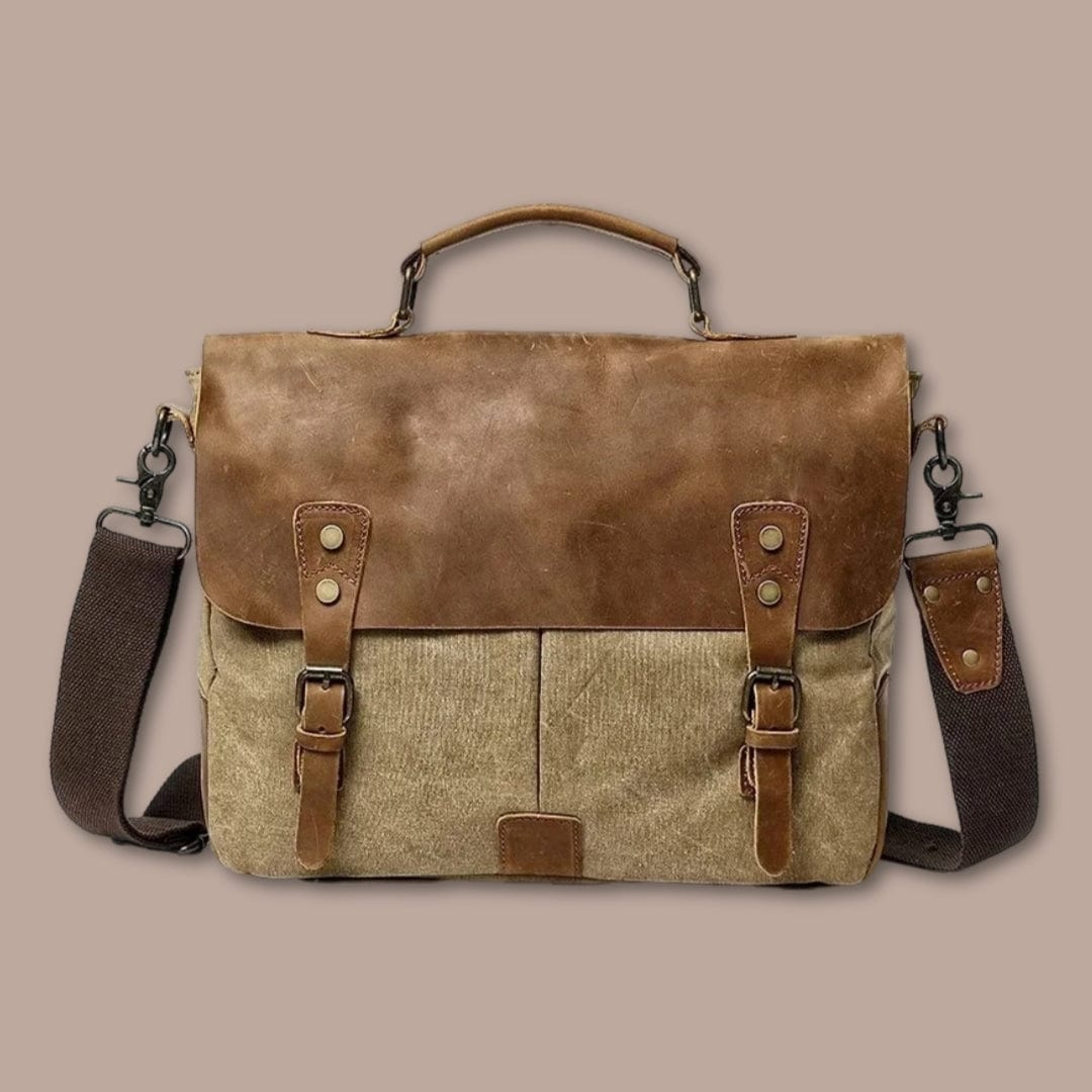 sacoche-pour-homme Beige / 37cm x 28cm x 10cm