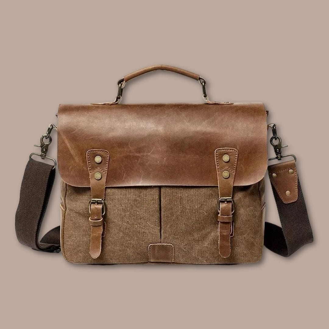 sacoche-pour-homme Marron / 37cm x 28cm x 10cm