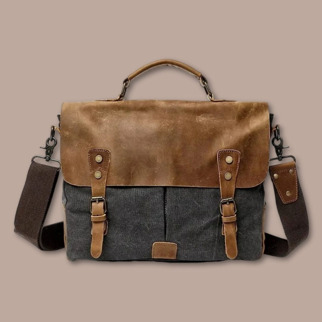 sacoche-pour-homme Tissu Anthracite / 37cm x 28cm x 10cm