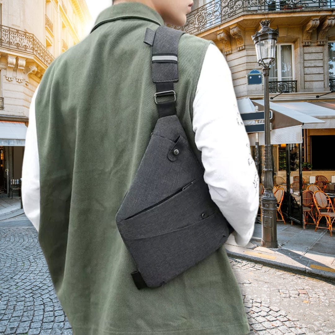 sacoche tissu bandouliere homme