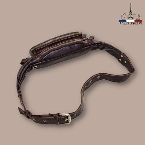 mini sacoche cuir homme