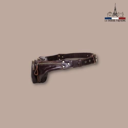 mini sacoche cuir homme