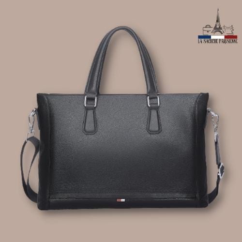 sacoche homme cuir noir