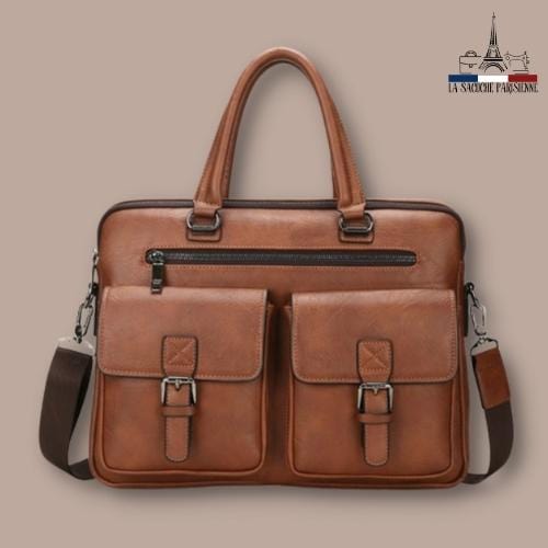 sacoche homme cuir vintage