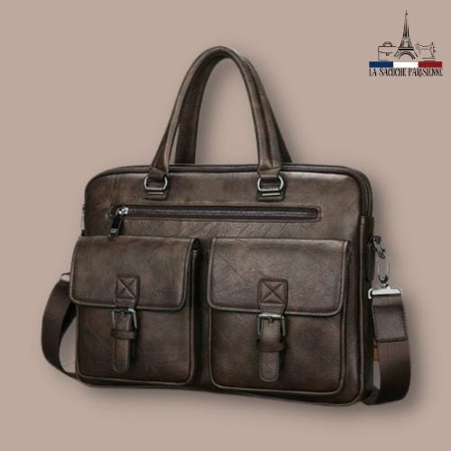 sacoche homme cuir vintage